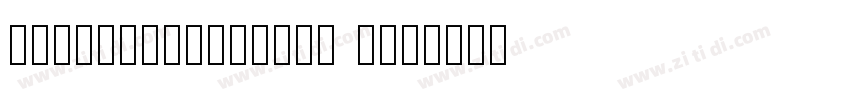 CaslonsEgyptian Boo字体转换